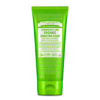 ORGANIC LEMONGRASS LIME SHAVING SOAP