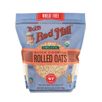 CERTIFIED ORGANIC QUICK COOKING ROLLED OATS WHEAT FREE