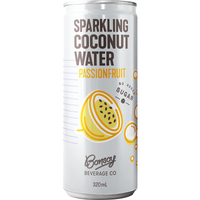 ORGANIC SPARKLING COCONUT WATER PASSIONFRUIT JUICE BOX BUY (12 X 320ML)