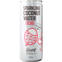 ORGANIC SPARKLING COCONUT WATER LYCHEE