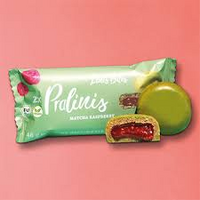 ORGANIC PRALINE MATCHA RASPBERRY