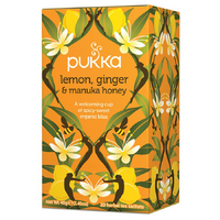 ORGANIC LEMON GINGER & MANUKA HONEY TEA