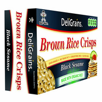 BROWN RICE CRISPS BLACK SESAME