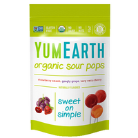 CERTIFIED ORGANIC SUPER SOUR LOLLIPOPS