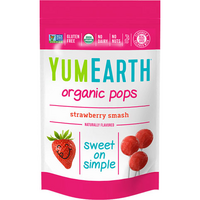 CERTIFIED ORGANIC STRAWBERRY LOLLIPOPS