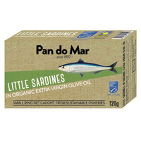 ORGANIC LITTLE SARDINES IN OLIVE OIL