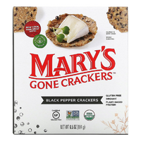 CERTIFIED ORGANIC BLACK PEPPER CRACKERS