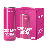 PREBIOTIC SOFT DRINK CREAMY SODA
