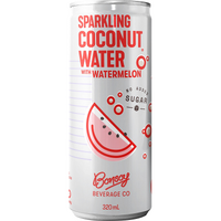 SPARKLING COCONUT WATER WITH WATERMELON JUICE