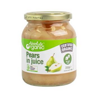 ORGANIC PEARS IN JUICE