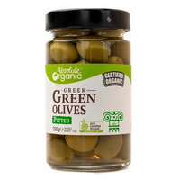 OLIVES GREEN PITTED