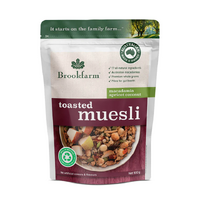 MUESLI TOASTED MACADAMIA APPLE APRICOT