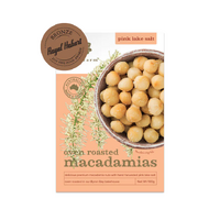 OVEN ROASTED MACADAMIAS PINK LAKE SALT