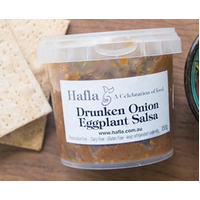 DRUNKEN ONION EGGPLANT SALSA