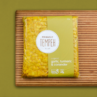 TEMPEH - GARLIC TURMERIC CORIANDER