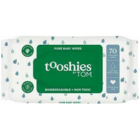 TOOSHIES BY TOM PURE BABY WIPES 99% PURE WATER X 70
