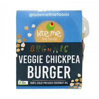CERTIFIED ORGANIC VEGGIE CHICKPEA BURGER