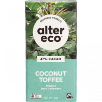 CERTIFIED ORGANIC DARK COCONUT TOFFEE CHOCOLATE