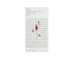 CERTIFIED ORGANIC AYURVEDIC TEA VATA