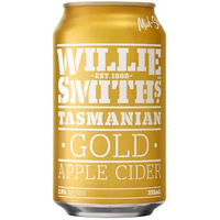 WILLIE SMITHS GOLD MID CIDER CANS 4 BY 355ML