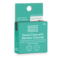 DENTAL FLOSS W ACT CHARCOAL SPEARMINT