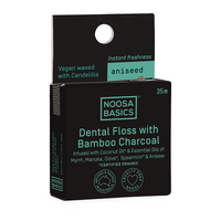 DENTAL FLOSS W ACT CHARCOAL ANISEED