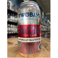 TWO BAYS BREWING JAPANESE RICE LAGER GLUTEN FREE 375ML