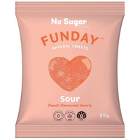 SOUR PEACH HEARTS