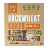 ORGANIC BUCKWHEAT CAKES NO ADDED SALT