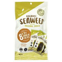 CERTIFIED ORGANIC ROASTED SEAWEED ORIGINAL SNACK