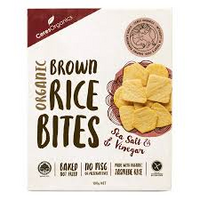 CERTIFIED ORGANIC RICE BITES SEA SALT & VINEGAR