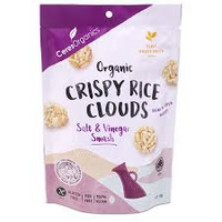 CERTIFIED ORGANIC CRISPY RICE CLOUDS SALT & VINEGAR