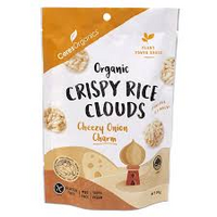 CERTIFIED ORGANIC CRISPY RICE CLOUDS CHEEZY ONION CHARM