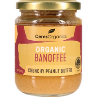 ORGANIC BANOFFEE CRUNCHY PEANUT BUTTER