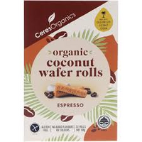 CERTIFIED ORGANIC COCONUT WAFER ROLLS ESPRESSO