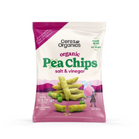 CERTIFIED ORGANIC PEA CHIPS SALT & VINEGAR